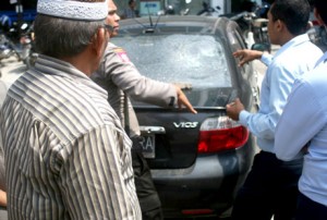 Sedan Vios Pecah Kaca