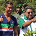 Ronaldo bersama SBY.