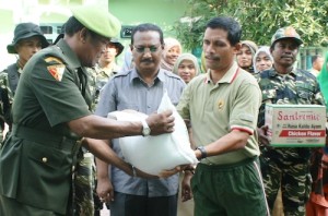 Kasdim Acut lepas Relawan PPM ke Sinabung