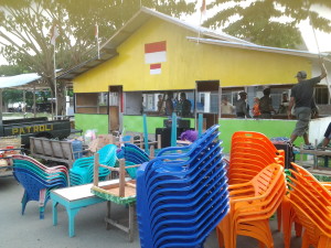 Satpol PP Bongkar Kafe Terminal Lhokseumawe