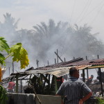 Asrama Kodim di Kuala Simpang Terbakar