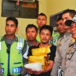 Polantas Bireuen Bekuk Kurir Sabu Saat Razia