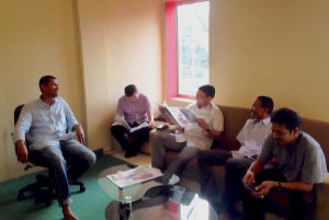 Beri Apresiasi, Nasir Djamil Kunjungi Redaksi Pikiran Merdeka