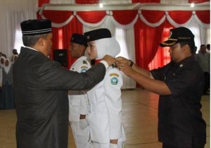 Anggota Paskibra Aceh Selatan Dikukuhkan