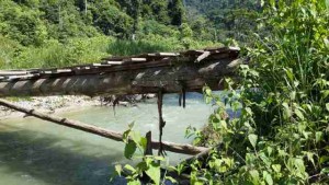 Jembatan Darurat Aih Putih Berbahaya