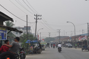 Kabut Asap Sumatra Timur Selimuti Aceh Tamiang