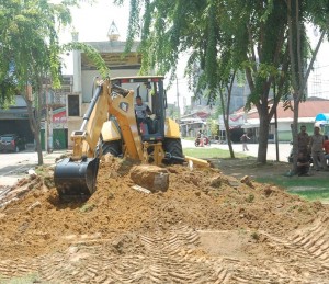 Kawasan Langgar Square Segera Dipasang Kanopi