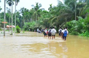 Matangkuli Dilanda Banjir Kiriman Pante Bahagia