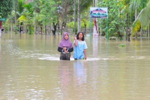 Ekses Banjir, Empat Sekolah di Aceh Utara Diliburkan