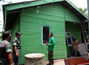 Kodim Bireuen Bedah Rumah Warga Miskin
