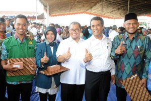 Rocky Raih Penghargaan Upsus Pajale dari Presiden RI