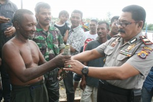 Nelayan Temukan Mortir Tersangkut di Jala Ikan