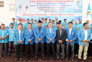 Pengurus KNPI Aceh Timur Dikukuhkan