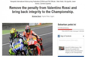 Petisi Online Dukung Rossi Makin Menggila