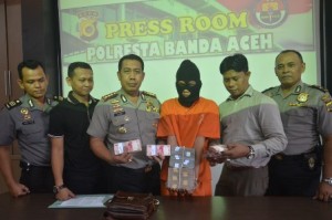 Polresta Banda Aceh Tangkap Perampok Uang Nasabah