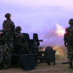 Arhanud 001 Latihan Uji Senjata Berat