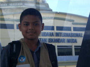 Aby Quhafah Attamy mewakili Aceh Selatan dalam Kawah Kepemimpinan Pelajar 2015