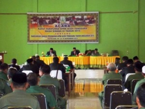 RAPBK-P 2015 Aceh Tenggara Segera Disahkan