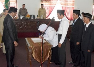 Wabup Aceh Timur Lantik Pejabat Eselon III dan IV