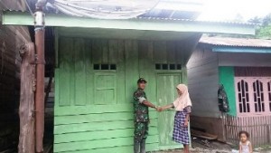 Dandim Gayo Lues Serahterimakan Rumah Tak Layak Huni yang Telah Direnovasi