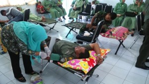 Kodim 0112 Sabang Sumbang 82 Kantong Darah
