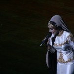 Nong Niken saat tampila di Jakarta Melayu Festival 2015