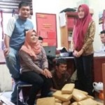 Polisi Gayo Lues Ciduk Pembawa 40 Bal Ganja Kering
