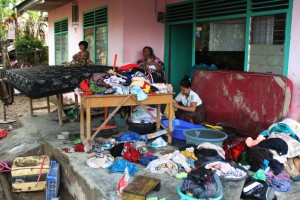 Dampak banjir yang melanda sejumlah daerah di Pidie