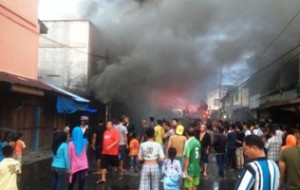Ludes Dilalap Api, Empat Ruko di Pajak Inpres Kutacane