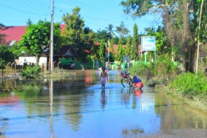 Belasan Sekolah Diliburkan Akibat Banjir di Aceh Utara