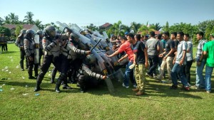 Polres Aceh Utara Gelar Simulasi Sispammako
