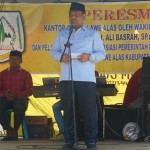 Wabup  Agara Resmikan  Kantor Camat Lawe Alas