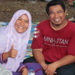 Ahmad Arif dan istrinya