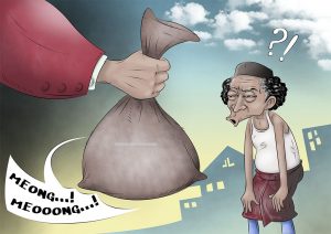 Ilustrasi Jual Kucing Dalam Karung (Nurhadi)