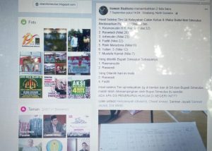 Anggota DPRK Kritik Pelantikan Ketua dan Wakil Baitul Mal Simeulue di Facebook