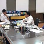 Sambangi Kementerian ESDM, Irwandi Bahas Listrik Aceh dengan Ignasius Jonan