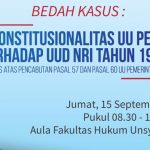 Besok Fakultas Hukum Unsyiah Gelar Bedah Kasus