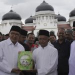 Tinjau Masjid Raya, Ini Pesan Menteri Agama untuk Masyarakat Aceh