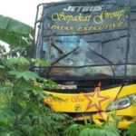 Bus Sempati Star Kembali Alami Kecelakaan, Kali Ini Masuk ke Kebun Warga