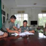 Sewa Alat Berat Cetak Sawah Baru, Danrem 011/LW Teken Kontrak dengan Rekanan