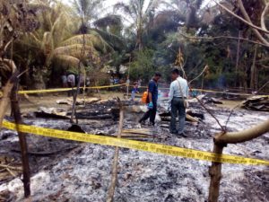 Lupa Padamkan Sisa Api Memasak, Rumah Seorang Nenek di Aceh Utara Terbakar