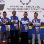 Pra PORA Cabang Balap Motor, Aceh Barat Daya Raih Perak