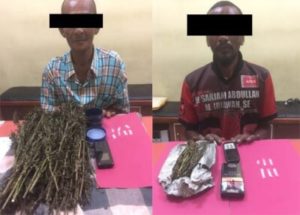Dua Pengedar Sabu dan Ganja Ini Ditangkap Polisi saat Tunggu Pembeli