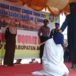 Tujuh Pelanggar Syariat Islam Dicambuk di Meulaboh