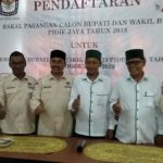 Pasangan Muhibudi dan M Yusuf Serahkan Berkas Pendaftaran ke KIP Pijay