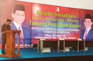 Wujudkan Pemilu Berkualitas, Pemkab Nagan Adakan Sosialisasi