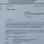 Sidang Perdana Gugatan Adly Tjalok Digelar 7 Februari