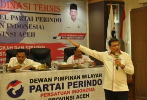 Pileg 2019, Perindo Aceh Target Menang Setara