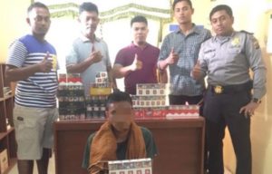 Aksinya Terekam CCTV, Maling Rokok Diciduk Polisi