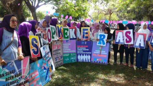 Peringati IWD 2018, Massa Serukan Pemenuhan Hak Perempuan